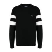 Sorte Gensere med Crew Neck