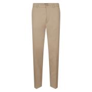 Menns Slim Fit Stretch Bukser Brun