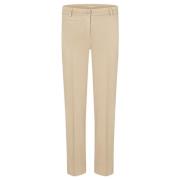 Beige Cropped Bukser