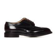 Brun Brogue Lace-Up Derby Sko