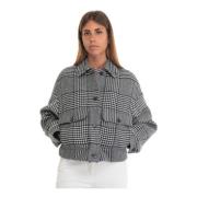 Glencheck Short Caban Jacket