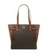 Carmen Tote Bag - Brun Coated Canvas