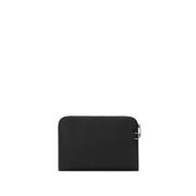 Svart Hammeret Skinn Clutch Veske