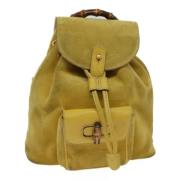 Pre-owned Suede backpacks