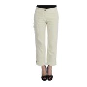 Stilig Beige Capri Cropped Bukser