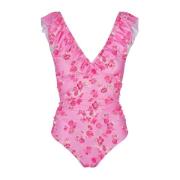 Agnes Swimsuit - Søte Blomster Rosa