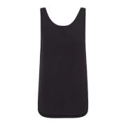 Lin Silke Trekant Detalj Tank Top