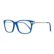 Blå Rektangulære Optiske Briller for Kvinner