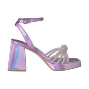 Rhinestone Knute Hæl Sandal