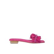 Ruffled Flat Sandal