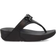 Sort Juvel Slip-On Sandal Komfort