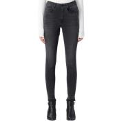 Skinny Fem-Lomme Jeans med Charms