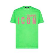 Ikon Logo T-skjorte Rosa