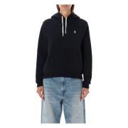 Svart Strikkevarer Polo Classic Pony Hoodie