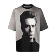 James Dean Logo Print T-Shirt