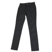 Pre-owned Svart bomull Yves Saint Laurent Jeans