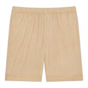 Beige Shorts med 4G Mønster