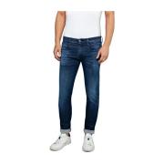 Mørk Blå Slim Fit Jeans