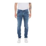 Mid Blue Slim Fit Jeans