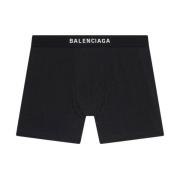 Bomull Bodycon Boxer Briefs Svart