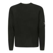 Lammeull Crew Neck Strikket Genser