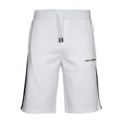 Hvit Bomull Polyester Regular Fit Shorts