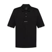 Svarte Polo T-skjorter med Liten Logo