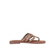 Fargerik flat sandal