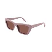 Mica Pink Brown Solbriller