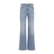 Foggy Blue Bomull Jeans