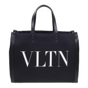 Canvas Tote Bag med Vltn Broderi