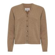 Kamel Ull V-Hals Cardigan