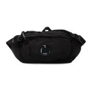 Svart Nylon Logo Bum Bag