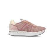 Rosa Tau Tekstur Sneakers Conny Modell