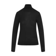 Svart Turtleneck Genser