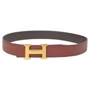 Pre-owned Leather belts