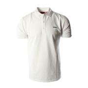 Slim Fit Polo Skjorte Hvit Menn