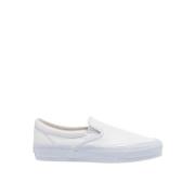 Klassiske Slip-On Skinn Sneakers