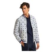 Summer Blouson med logo -trykk Colomba