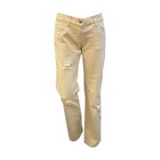 Pre-owned Beige stoff Dolce Gabbana Jeans