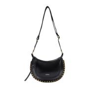 Svart Mini Moon Bag