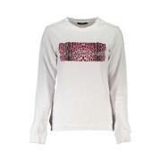 Børstet Sweatshirt med Logo Print