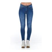 Slitt Vask Denim Jeans Multi-Lommer