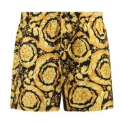 Barocco Print Silke Pyjama Shorts