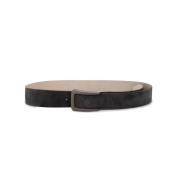 Suede Buckle Inlay Belte