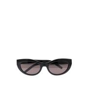 Sorte Cat-Eye Solbriller Ss23