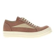 Rosa Denim Sneakers med Sharktooth Sole