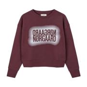 Myk og stilig sweatshirt med ribbekanter