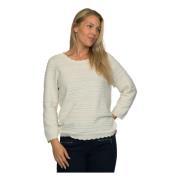 Rundkragen Strickpullover