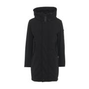 Svart Trelags Parka Aw24